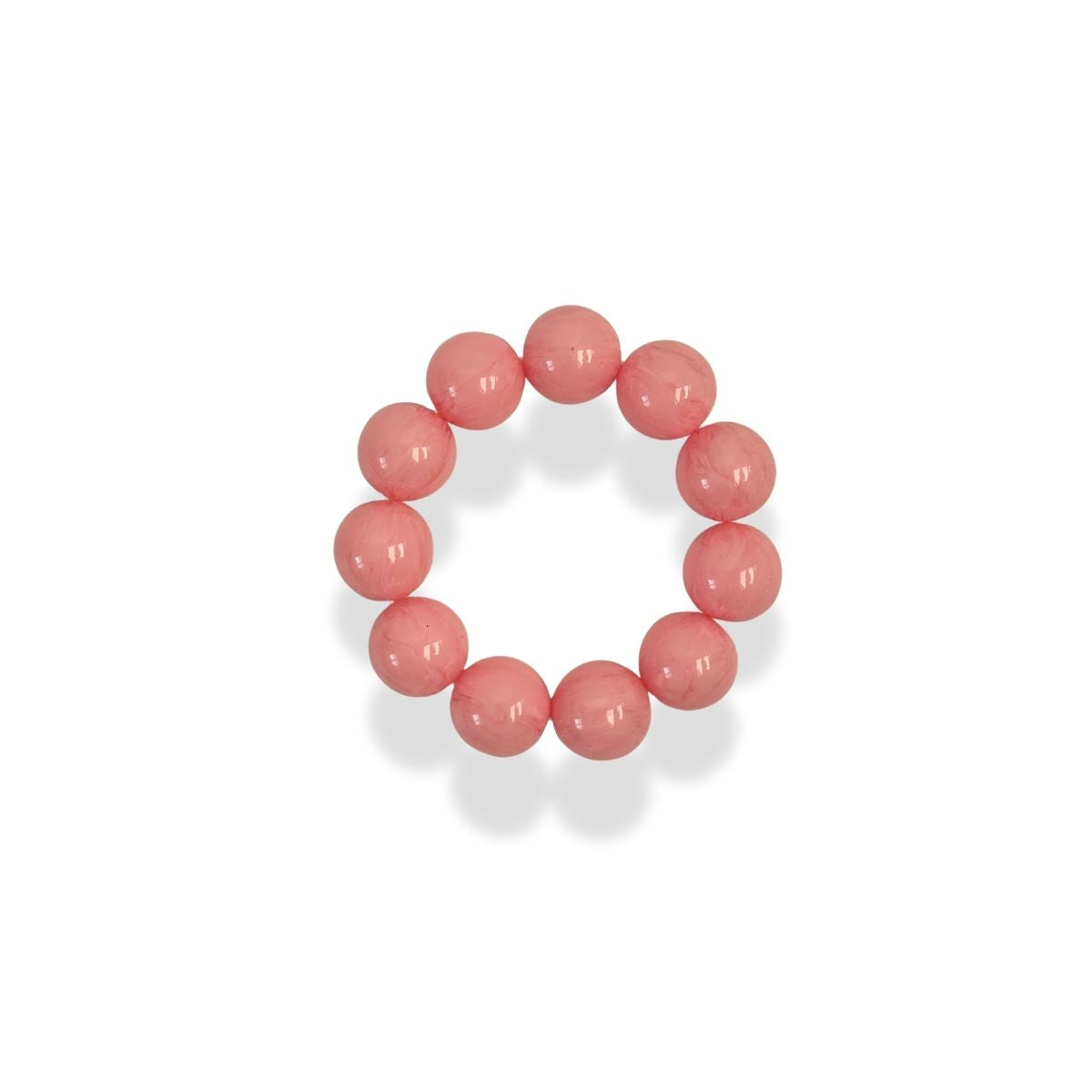 Roze kralen armband